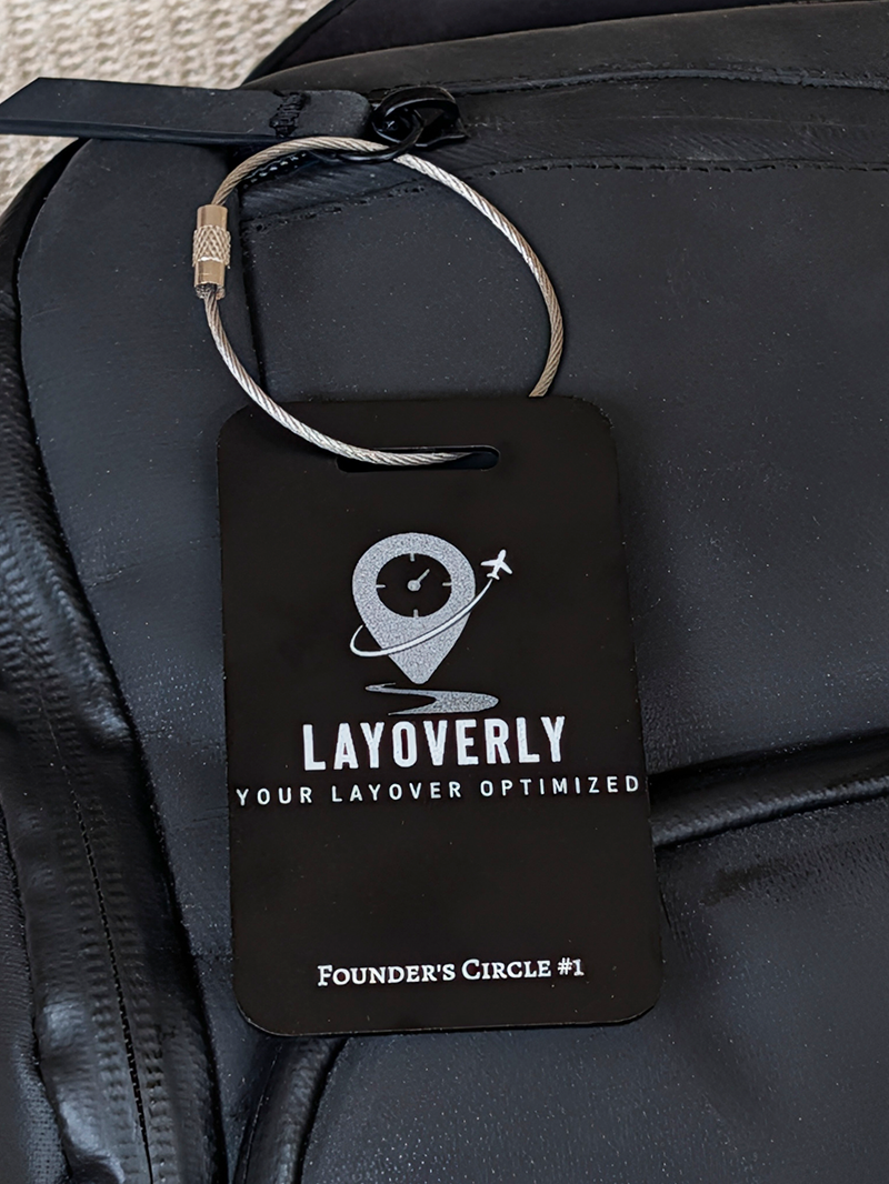 Metal Bag Tag Mockup