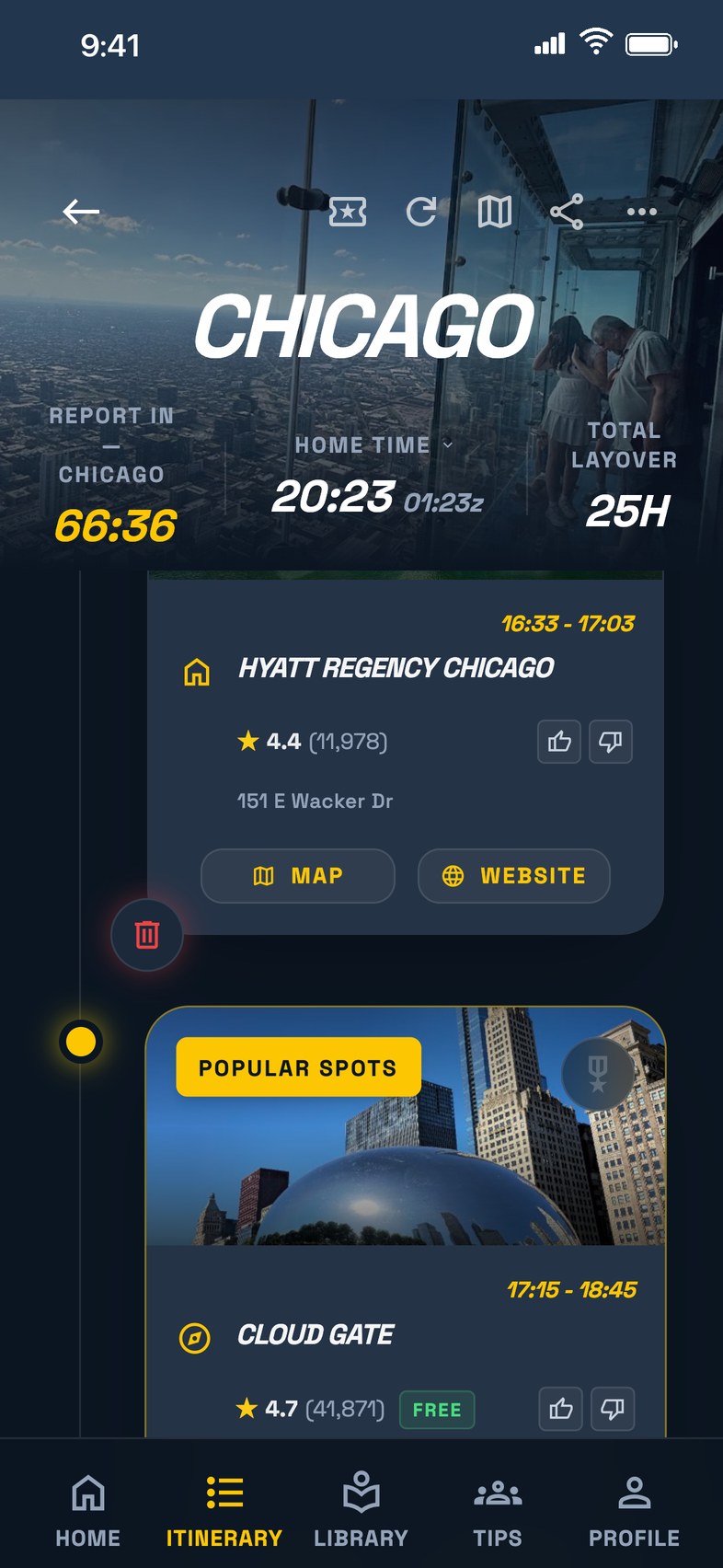Layoverly itinerary for a Chicago layover